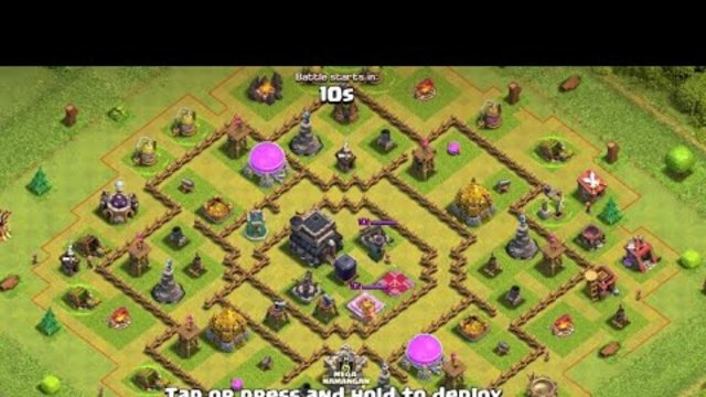 rushed base lol | Clash of Clans