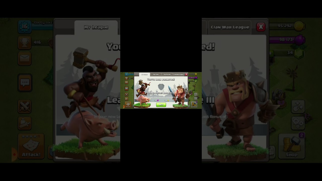 Playing clash of clans (clearing out)