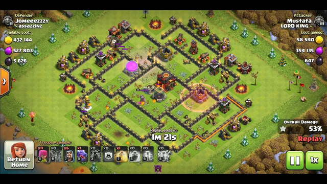 TH 10 Lava Loon With Loot | Th 10 | Clash Of Clans | Best attack on th 10