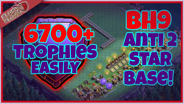 BH9 TOP PLAYER'S BEST ANTI 2 STAR BASE | CLASH OF CLANS #BH9 #CLASHWITHJAY