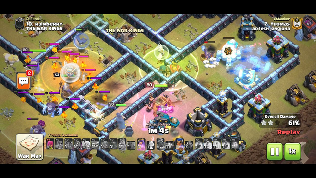 Clash of Clans Full Attacks- TH14 Yeti Bomb How to Triple Part 1