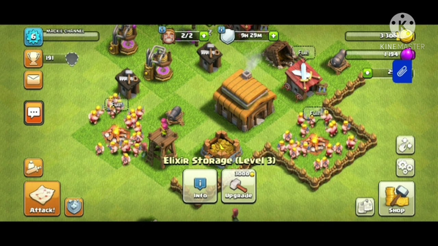 HOW TO PLAY CLASH OF CLANS FOR BEGINNERS  LEVEL 6 TH3
