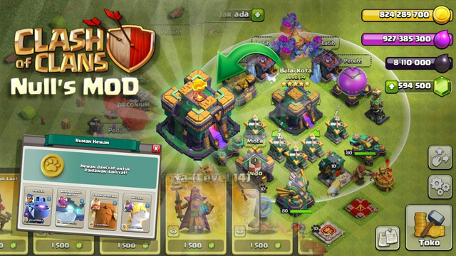 NEW UPDATE!!, Clash Of Clans MOD v14.0.6: Null's MOD Private Server TH 14