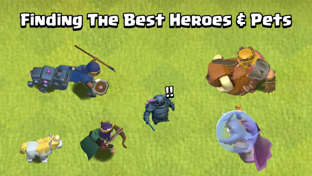 Every Level Heroes & Pets VS  Every Level P.E.K.K.A | Clash of Clans