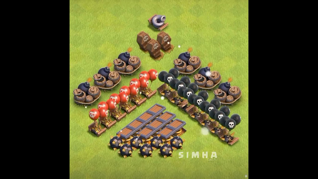 Coc Maxing All Traps Time lapse Clash of clans #Shorts
