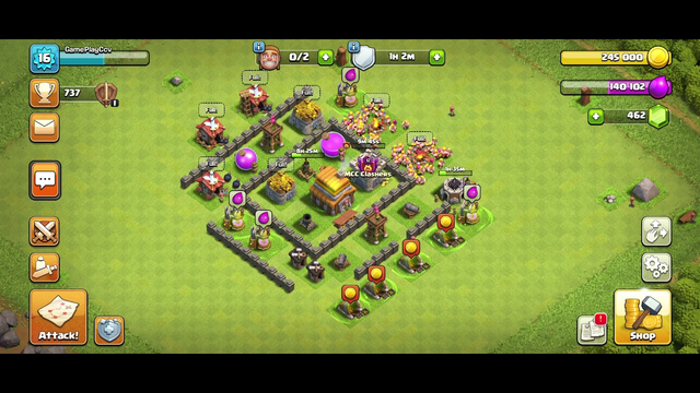 Clash of Clans Ep. 04 TH4 | Farming of base - [ 20:18sec]