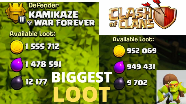 Biggest Loot in Clash of Clans And Gameplay | COC | JATT GAMING