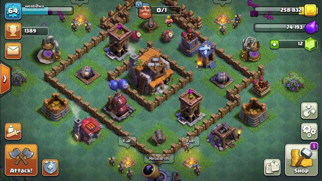 Clash of clans builder hall attacks but if I win with bomber only I end the video.R.I.P trophies