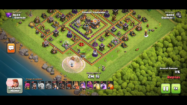 HYBRID ATTACK QUEEN CHARGE | AT GAMING 360 |DARINDE | CLASH OF CLANS