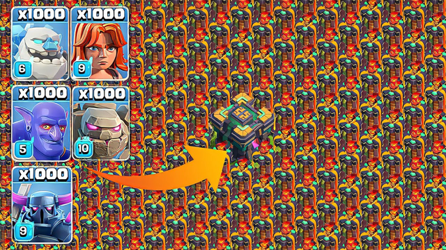 Inferno Tower vs Max Level Troops Clash of Clans