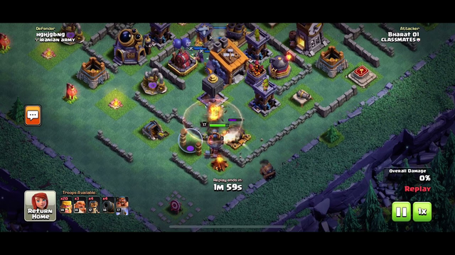 Best Builder Base attack || COC || IPhone XR || Clash Of Clans