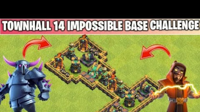 TownHall 14 Impossible Base Formation On Coc  TH 14 | Clash Of Clans