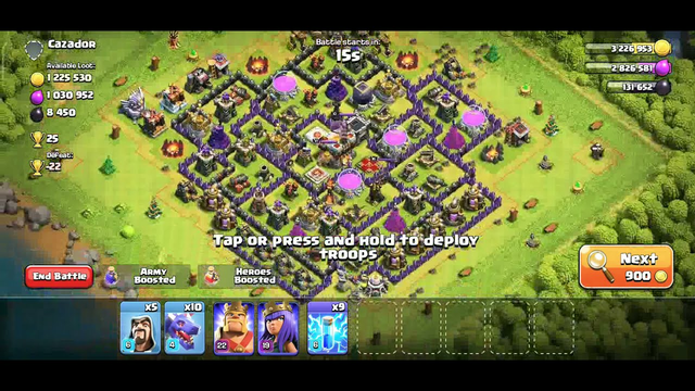 Clash Of Clans Max Base Attack
