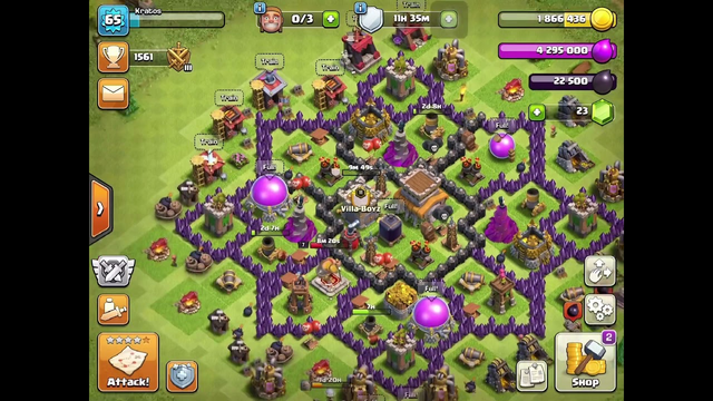 PLAYING CLASH OF CLANS!
