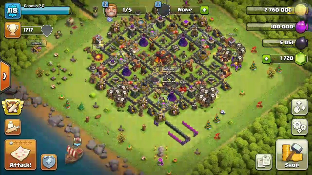 clash of clans  road to 100 sub