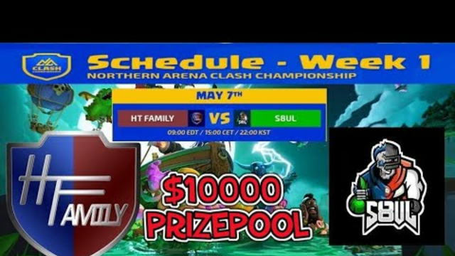 HT FAMILY VS S8UL | NORTHERN ARENA CLASH CHAMPIONSHIP WEEK 1 | CLASH OF CLANS