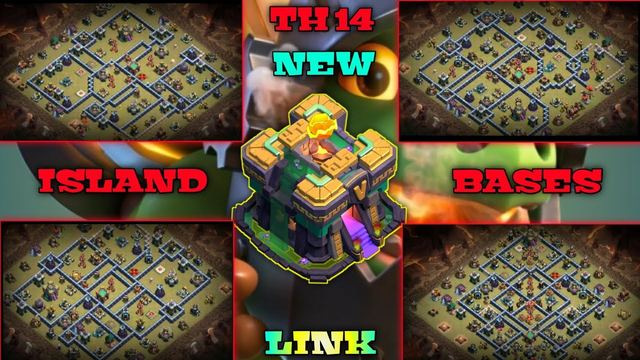 TH14 BASE | CLASH OF CLANS | TOP 7 TH14 BEST ISLAND BASE..ANTI 2 STAR COMFIRMED ( war/trophy ) BASE