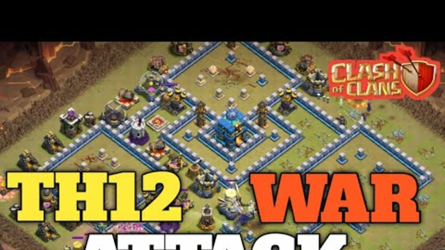 TH12 WAR ATTACK|CLASH OF CLANS|TH12 GROUND ARMY|ZAP GOBOWITCH.
