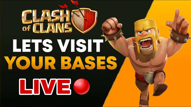 let's visit your base clash of clans live stream | live clash of clans cwl attack and farming
