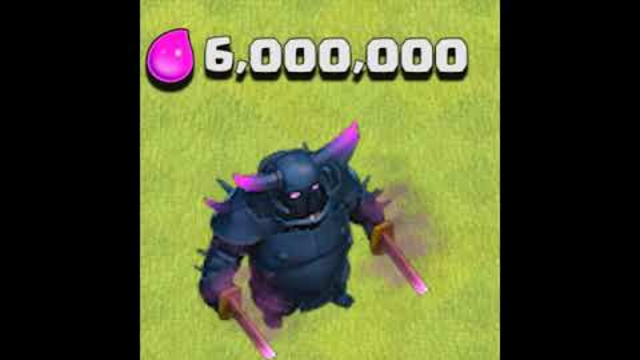 PEKKA Total Cost ??? | PEKKA Level 1 To Max | Clash of Clans | #shorts #cocshorts #clashofclans