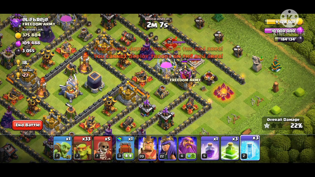 Gameplay clash of clans