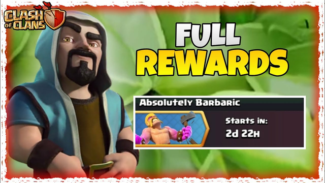 Absolutely Barbaric Event Full Rewards Info || Clash Of Clans