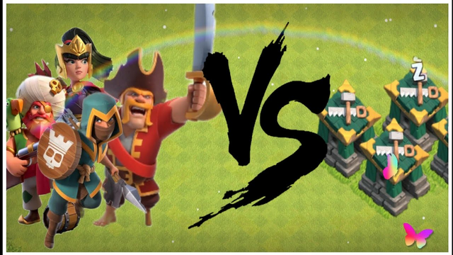 Battle Builders Vs All Heroes  |  Clash of Clans