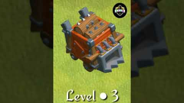 Log Launcher level-1 to max / Clash of clans / TH-14  #COC #Shorts #ENOM