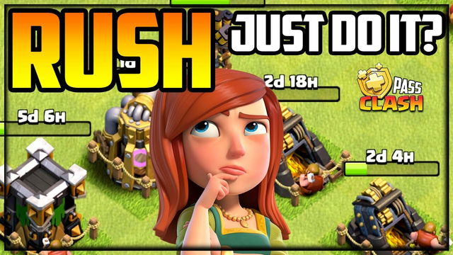 Clash of Clans Gold Pass 66 Do I Rush Poll