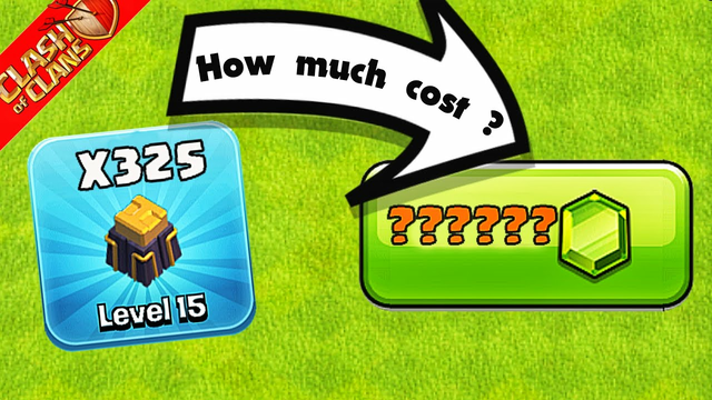 How much worth of gems it cost to make all walls max at Clash of Clans(2021)