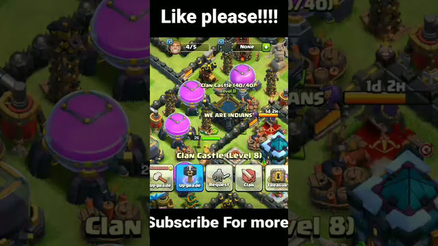 Upgrading Workshop To Level 4 In Clash Of Clans || #Coc || #Shorts