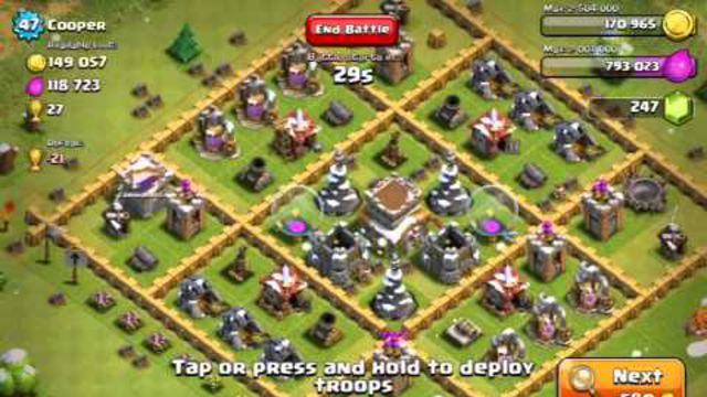 Clash of Clans: Using P.E.K.K.A and Dragons!