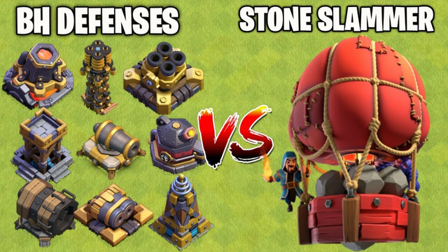 Stone Slammer Vs Defenses Formation On Coc | Townhall 14 | Clash Of Clans|