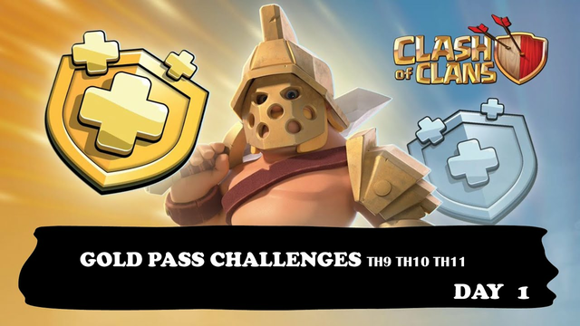 Gold Pass Challenge Th9, Th10, Th11 | Ground | Clash of Clans
