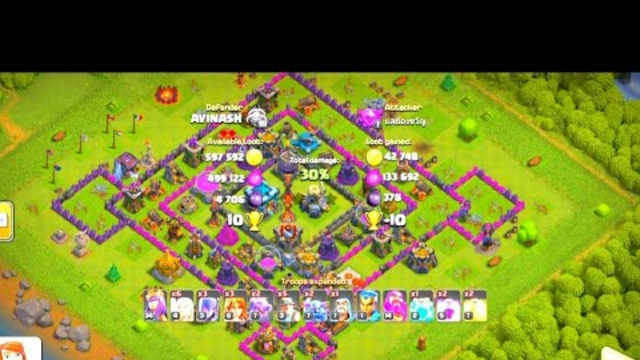 Enemy Rides My Base Win 10 Cups| Clash of Clans