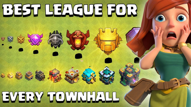 Best LEAGUE of FARMING For EVERY TOWNHALL in Clash of clans - Coc