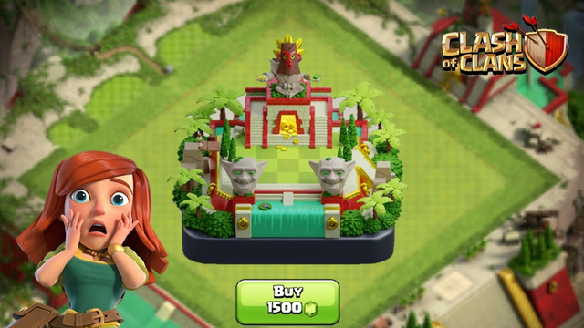 NEW UPDATE ..FREE SCENERY IN COC ... CLASH OF CLANS