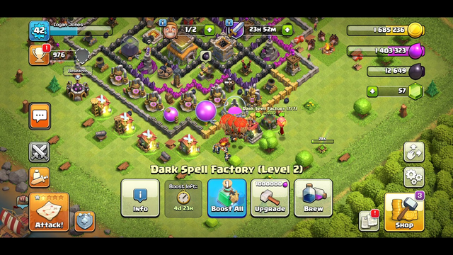 My Clash of Clans account from 2016 | Forgotten about for 5 years
