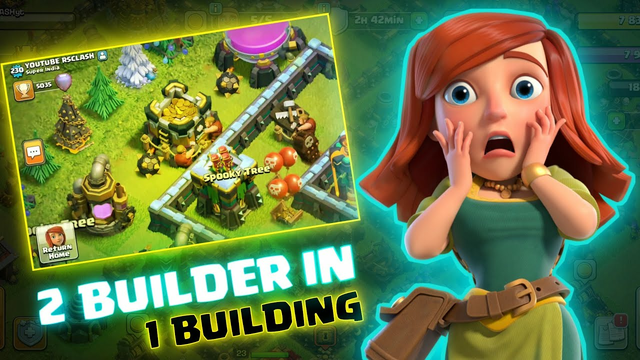How 2 Builder Upgrading 1 Building in My Village ( Clash of Clans )
