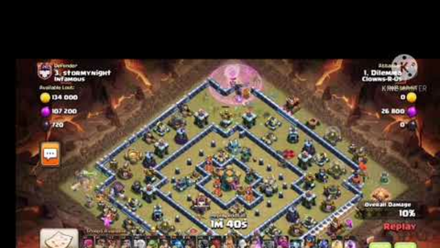 Clash of Clans Th14 3 Star War Attacks |Muts Nuts vs Infamous| Perfect War Burning Bases Rip Ws