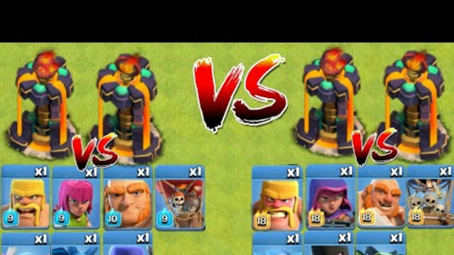 BH Vs TH Vs Max Level Inferno Tower On Coc | Townhall 14 |Clash Of Clans |