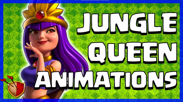 All JUNGLE QUEEN ANIMATIONS In 60 Seconds (Clash of Clans) #Shorts