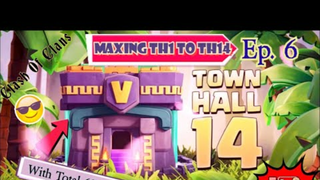 Maxing TH14 from TH1 With Total 62Millon Gems | Clash Of Clans Max Th14 With Gems Part--6