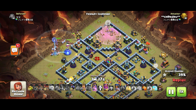 3 star attack with bizzard hybrid |  CLASH OF CLANS. |