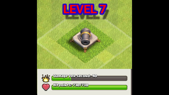 upgrade cannon level 1 to max || clash of clans