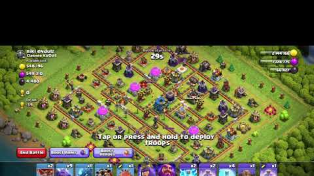 A base with 0 trophies to win...|Clash Of Clans