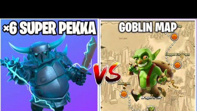 3 Star Challenge On Coc || Super P.E.K.K.A Vs Goblin Map || Clash Of Clans ||