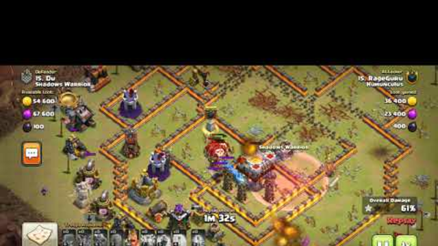 every Clash of Clans lover must watch this intense ending!Town hall 10 vs Townhall 11.Zap drag!