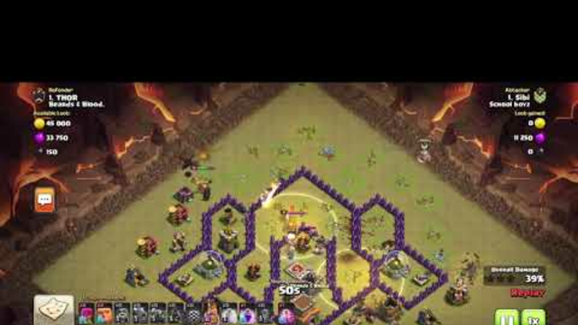 Clash of clans - TH8 War attack