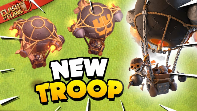 New Rocket Balloon Super Troop Explained (Clash of Clans)